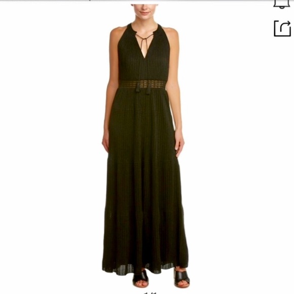 Ella Moss Pleated Cutaway Maxi ShimmeringBlack Dress sz.XS - threedaughtersproperties.com Ella Moss Pleated Cutaway Maxi ShimmeringBlack Dress sz.XS - threedaughtersproperties.com